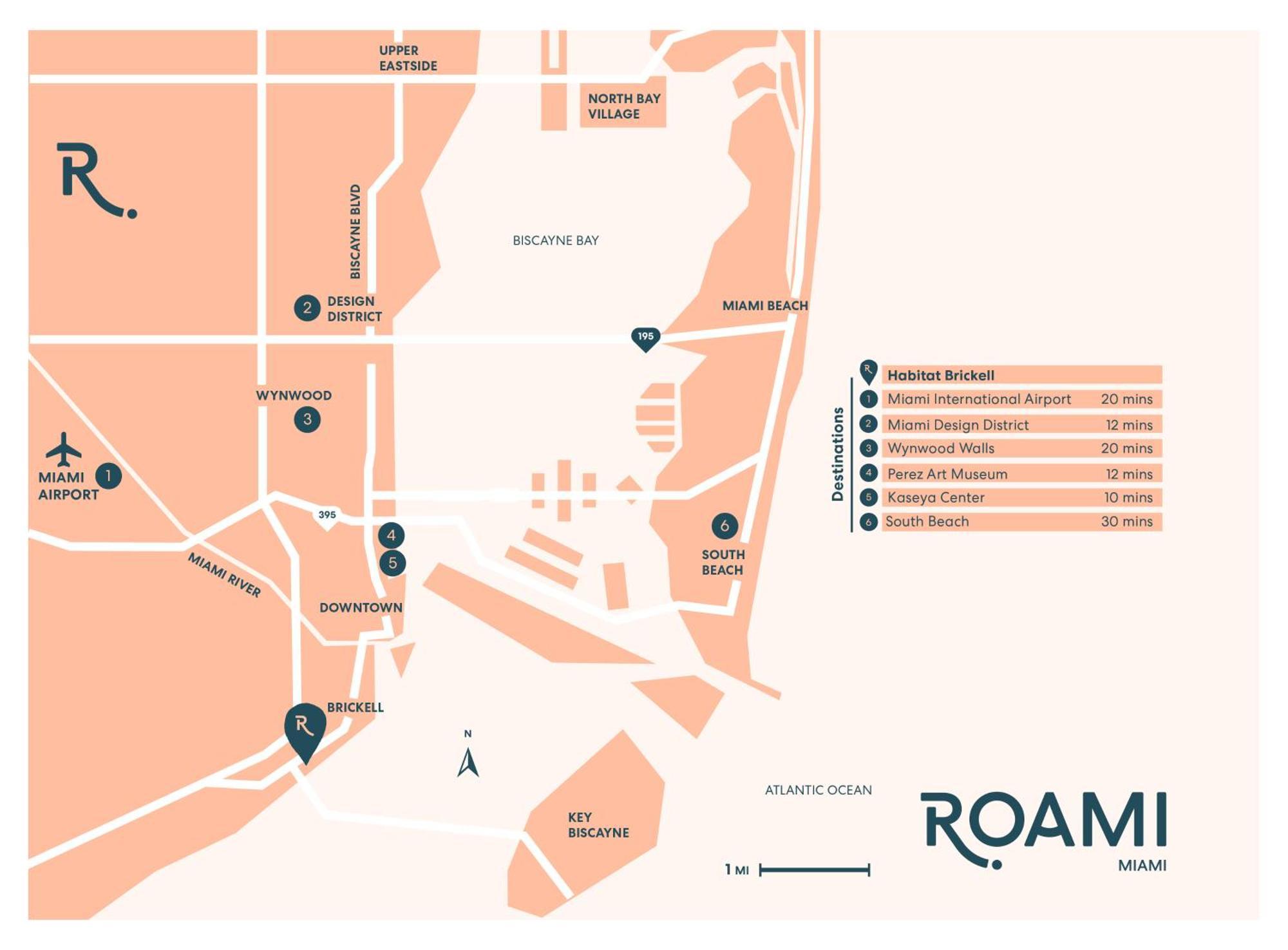 Aparthotel Roami At Habitat Brickell Miami Zewnętrze zdjęcie